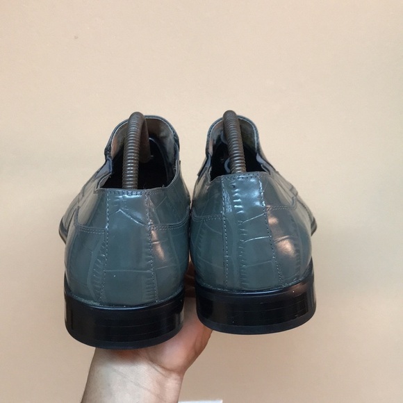 Stacy Adams Green Alligator Print Dress Shoes main image 7